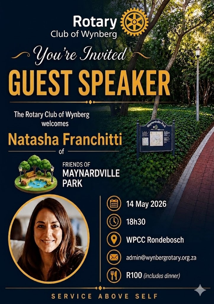 Guest speaker flyer — Natasha Franchitti, Friends of Maynardville Park