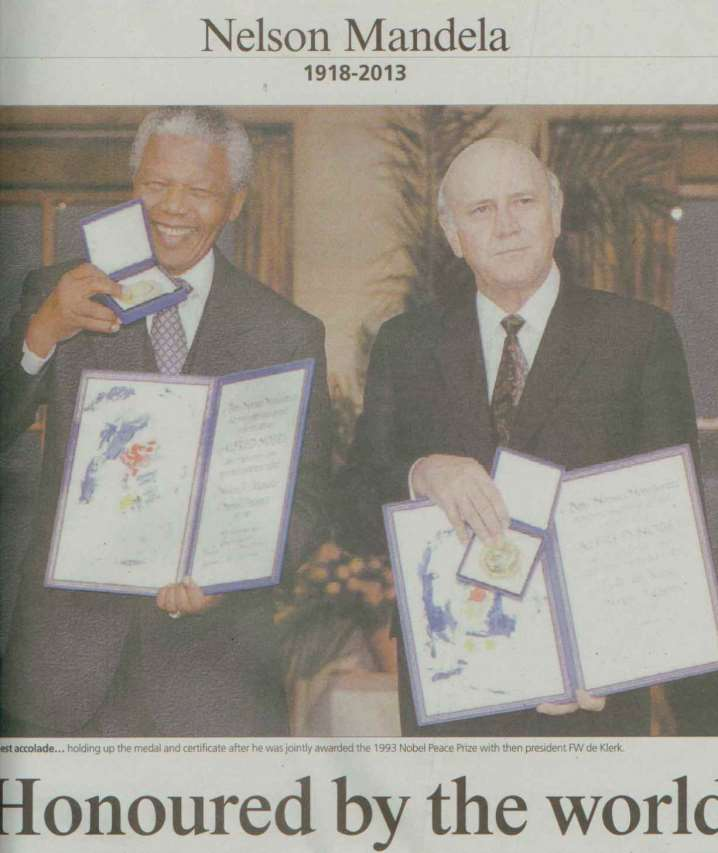 Wynpress Vol 65 Issue 19 Madiba Tribute Issue